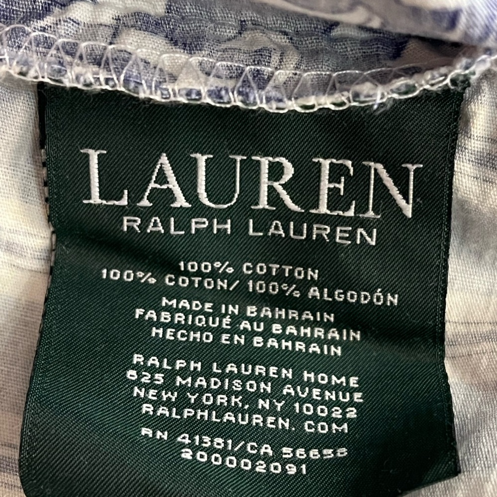 Ralph Lauren Tamarind Porcelain Blue Duvet Cover - Picture 9 of 9